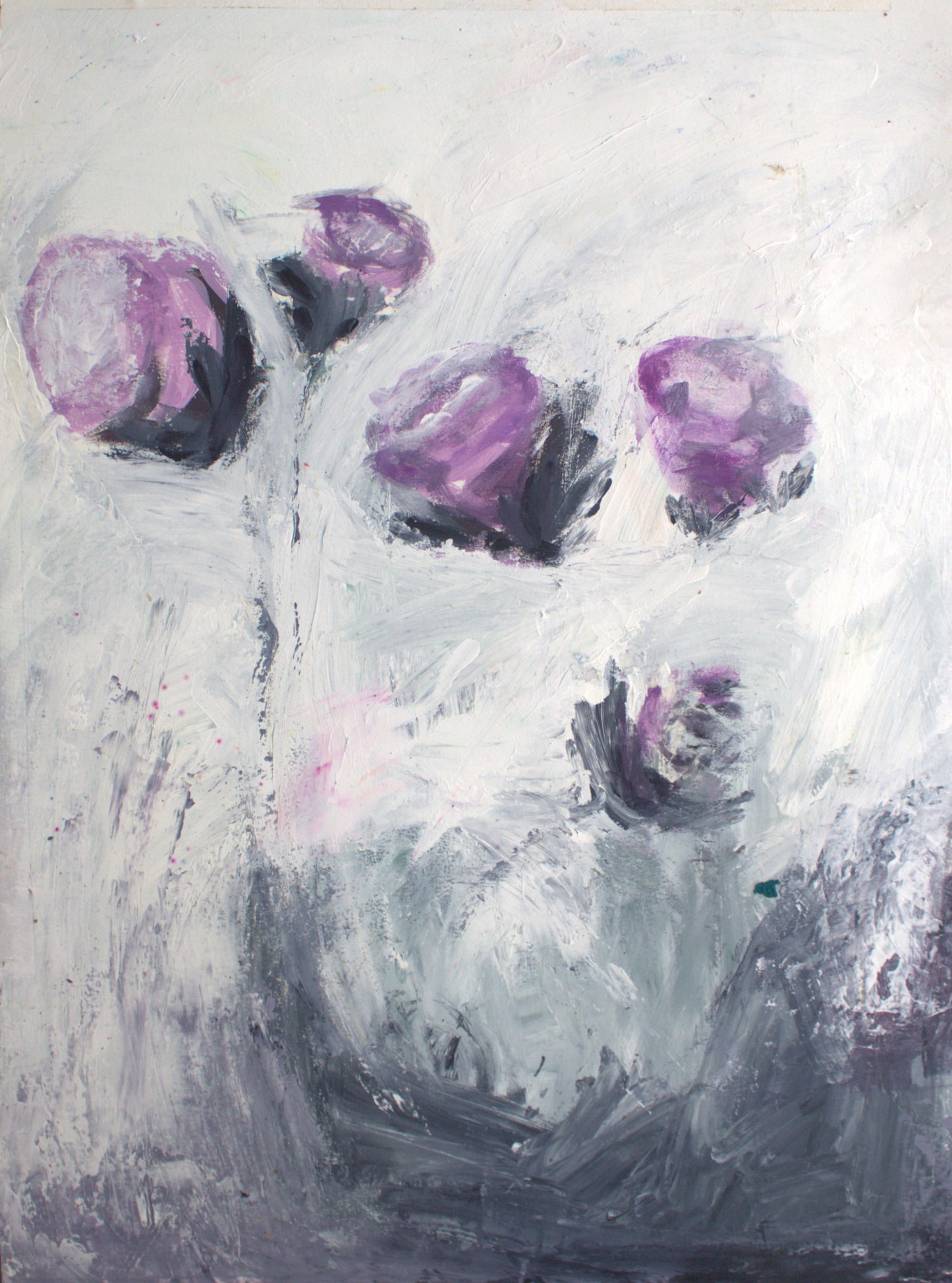 Queen in the Snow - Original Painting by Lori Bartel