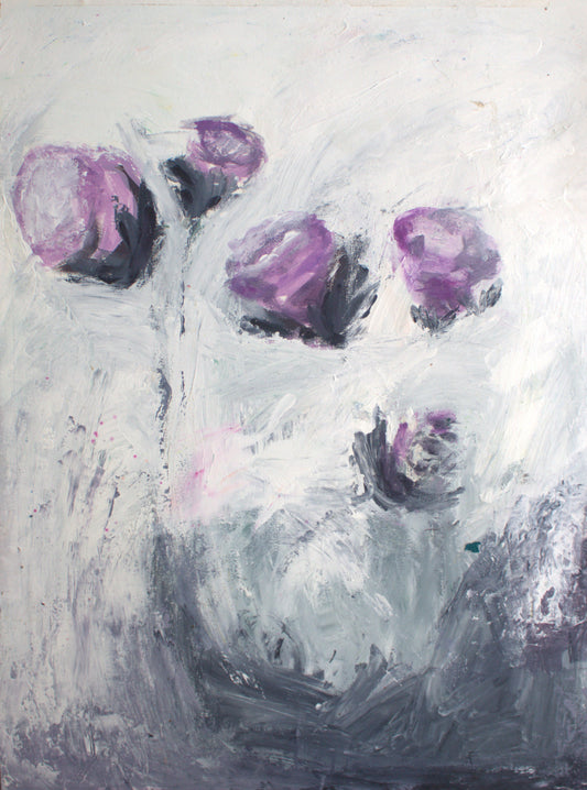 Queen in the Snow - Original Painting by Lori Bartel