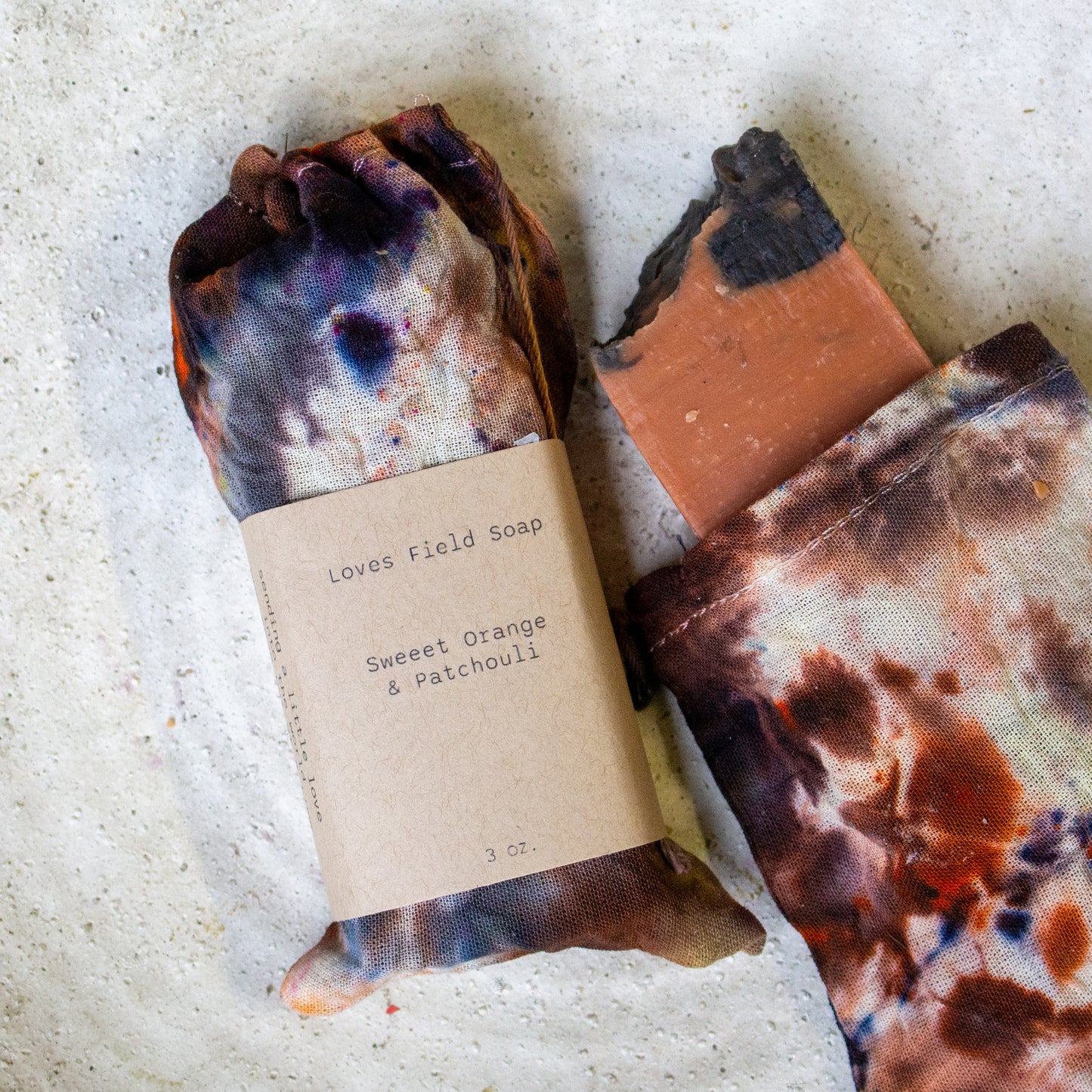 Orange Patchouli Soap Bar Gift - Loves Field Studio